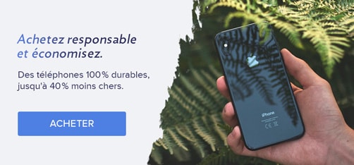 Achat durable qui vous fait économiser.